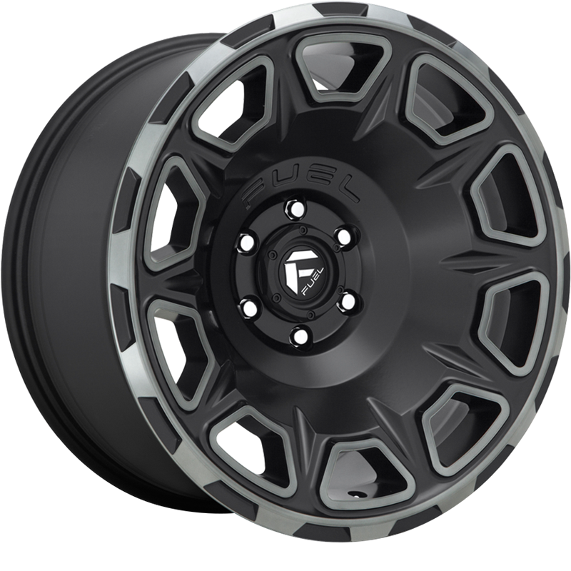 Fuel 20x10 D686 Vengeance Black Machined w/ Dark Tint -18mm