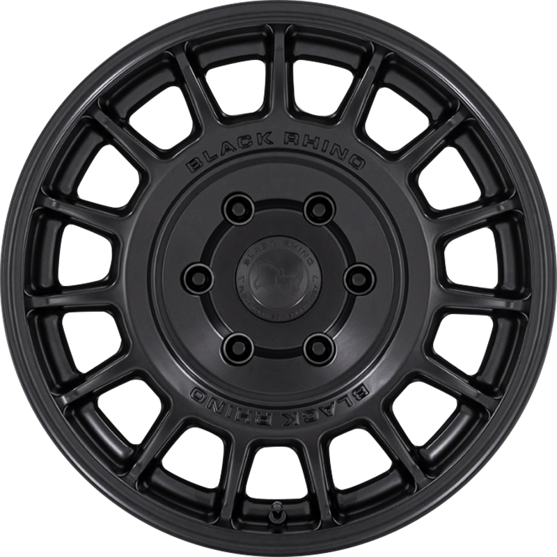 Black Rhino 17x8 BR015 Voll Matte Black +38mm