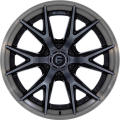 Fuel 20x9 FC402 Catalyst Gloss Black w/ Brushed Face and Gray Tint +1mm