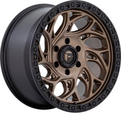 Fuel 18x9 D841 Runner OR Bronze w/ Black Ring +1mm