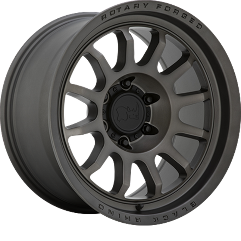 Black Rhino 18x8.5 Rapid Matte Brushed Gunmetal +0mm