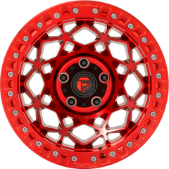 Fuel 17x9 D121 Unit Beadlock Candy Red -15mm