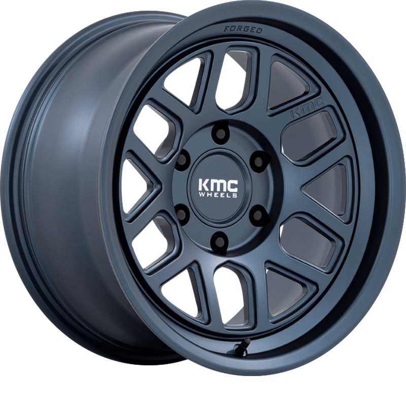 KMC 17x8.5 KM446 Mesa Forged Monoblock Metallic Blue +0mm