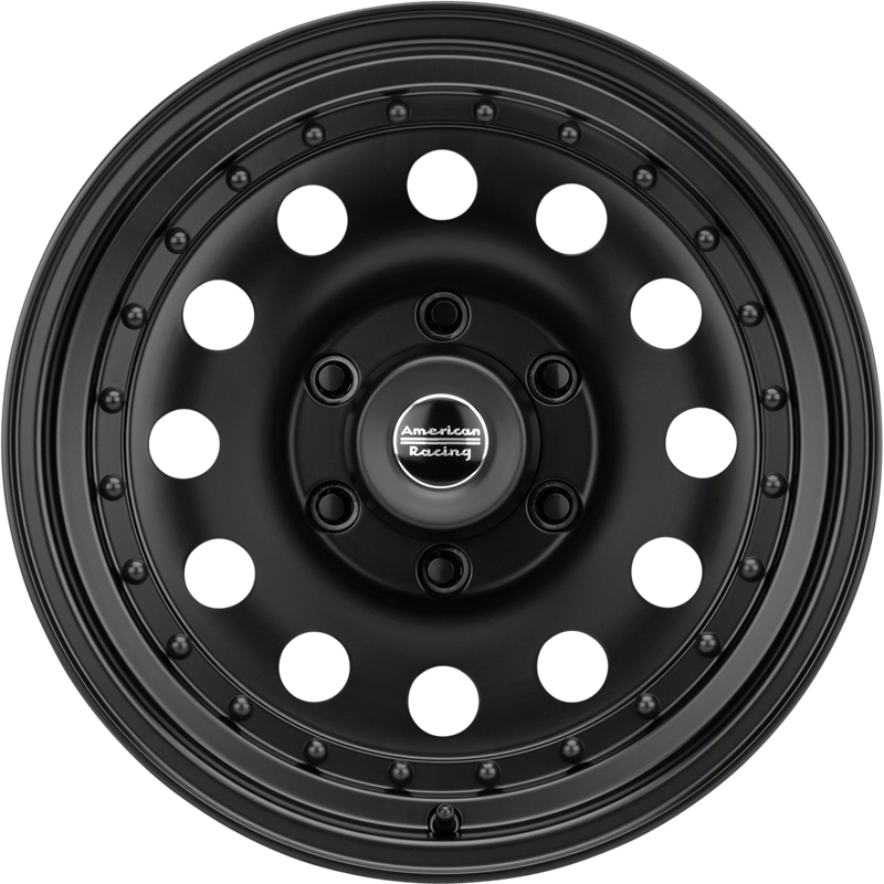 American Racing 15x10 AR62 Outlaw II Satin Black -38mm