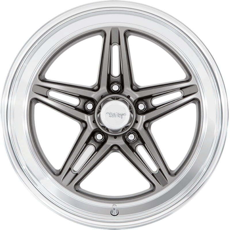 American Racing 20x10 VN514 Groove Anthracite w/ Diamond Cut Lip -20mm