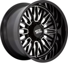 Moto Metal 20x9 MO809 Stinger Gloss Black Machined +18mm