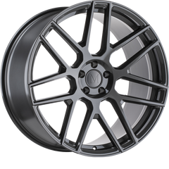 Mandrus 20x10 Miglia Gloss Gunmetal +25mm