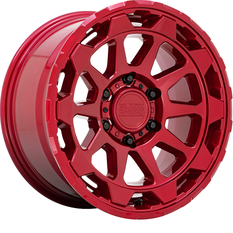 Black Rhino 20x9 Rotor Candy Red -18mm