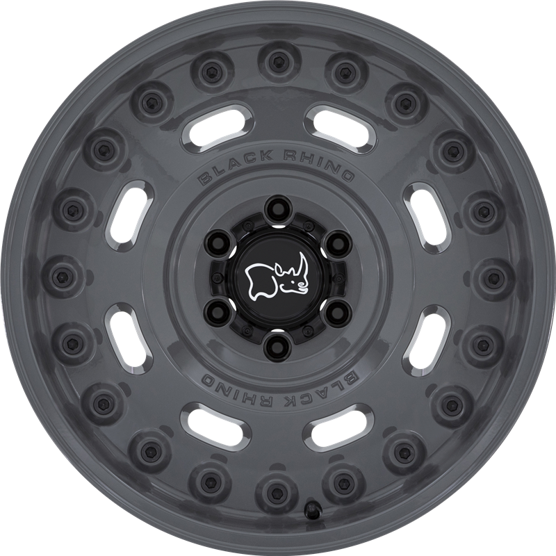 Black Rhino 17x9.5 Axle Battleship Gray +6mm