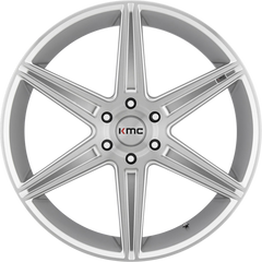 KMC 20x9 KM712 Prism Truck Brushed Silver +30mm