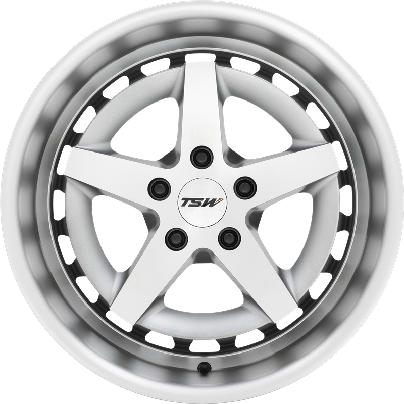 TSW 18x10 Degner Matte Titanium w/ Machined Face +25mm