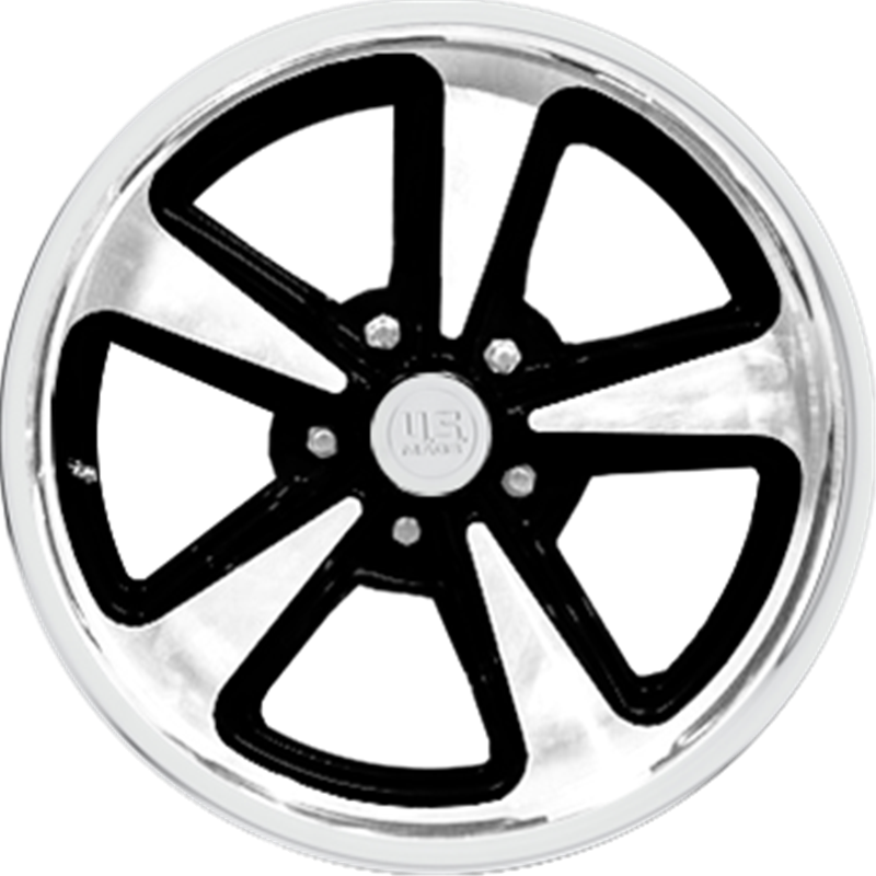 US Mags 17x9 U109 Bandit Matte Black Machined +8mm