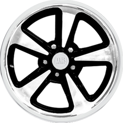 US Mags 17x9 U109 Bandit Matte Black Machined +8mm