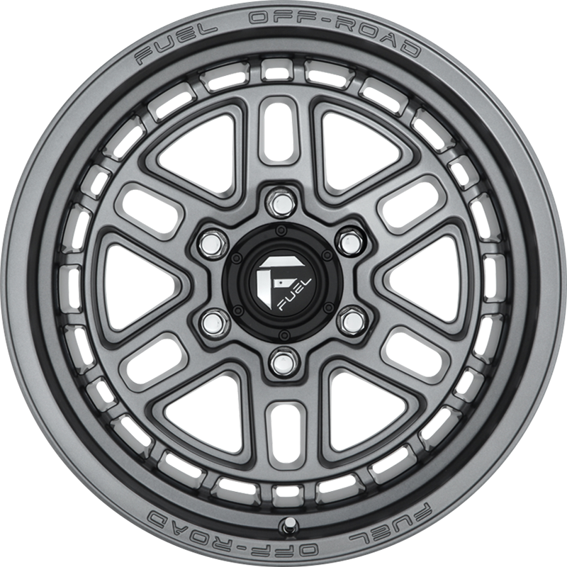 Fuel 17x9 D668 Nitro Matte Gunmetal +1mm