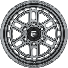 Fuel 17x9 D668 Nitro Matte Gunmetal +1mm