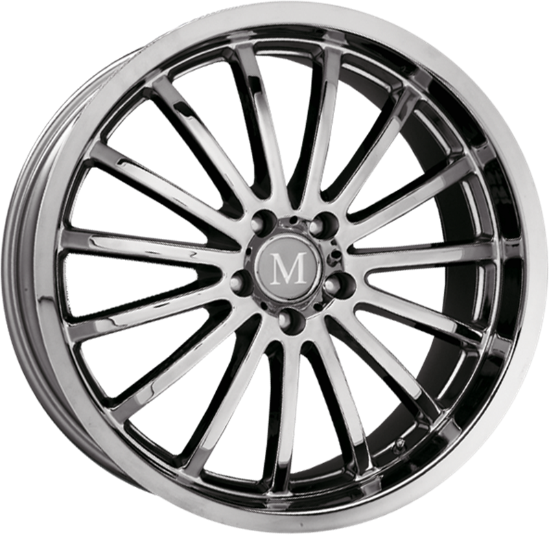 Mandrus 17x8 Millenium Chrome +32mm