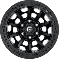 Fuel 17x9 D114 Covert BL Matte Black -38mm