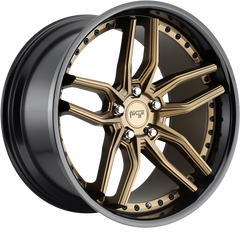 Niche 20x9 M195 Methos Matte Bronze w/ Black Ring +35mm