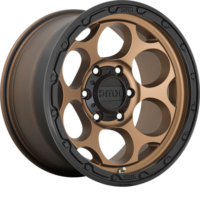 KMC 17x9 KM541 Dirty Harry Matte Bronze w/ Black Lip -12mm