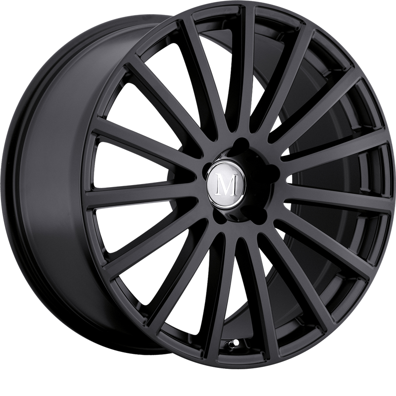 Mandrus 18x9.5 Rotec Matte Black +52mm