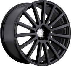 Mandrus 18x9.5 Rotec Matte Black +52mm