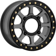 KMC Powersports 14x7 KS234 Addict 2 Beadlock Satin Gray +38mm