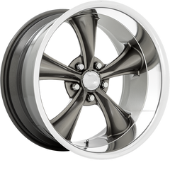 American Racing 18x9.5 VN338 Boss Graphite w/ Diamond Cut Lip -4mm