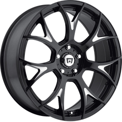 Motegi Racing 19x8.5 MR126 Gloss Black w/ Milled Accents +40mm