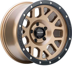Pro Comp 17x9 PA40 Vertigo Matte Bronze w/ Black Lip -6mm