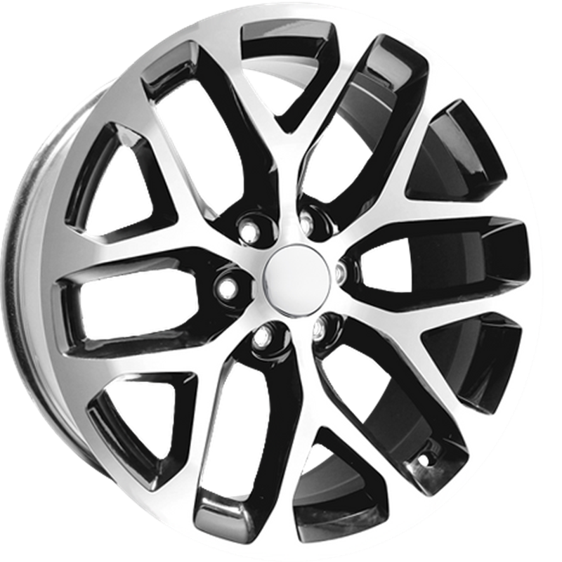 Performance Replicas 20x9 PR177 Gloss Black w/ Machined Face +24mm