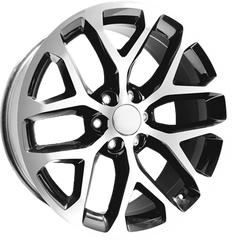 Performance Replicas 20x9 PR177 Gloss Black w/ Machined Face +24mm