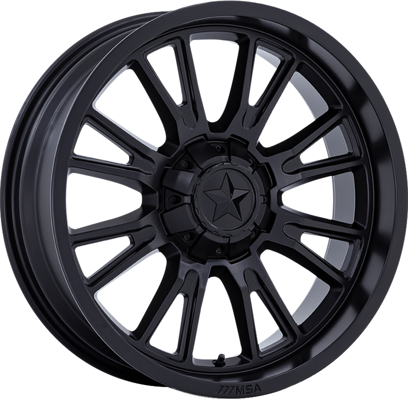 MSA Offroad Wheels 14x7 M51 Thunderlips Matte Black +10mm