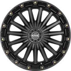 KMC 20x9 KM102 Tempo Satin Black +18mm