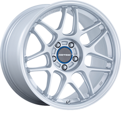 Motegi Racing 18x9.5 MR158 Tsubaki Hyper Silver w/ Machined Lip +25mm