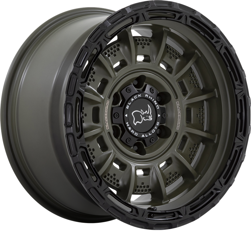 Black Rhino 17x9 Legion Olive Drab Green w/ Black Lip +0mm