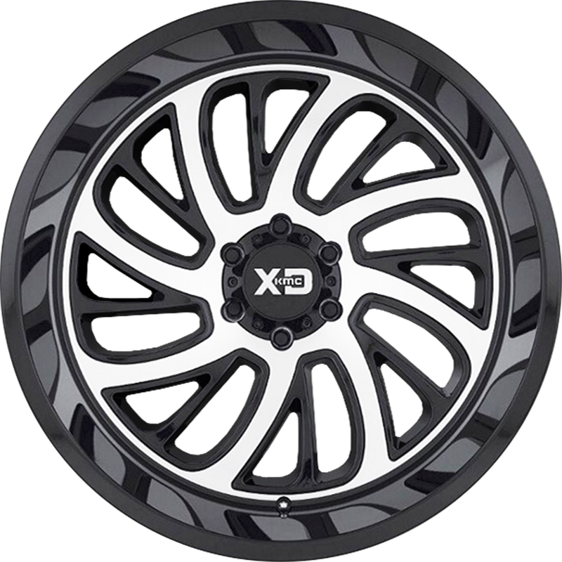 XD 20x10 XD826 Surge Gloss Black w/ Machined Face -24mm