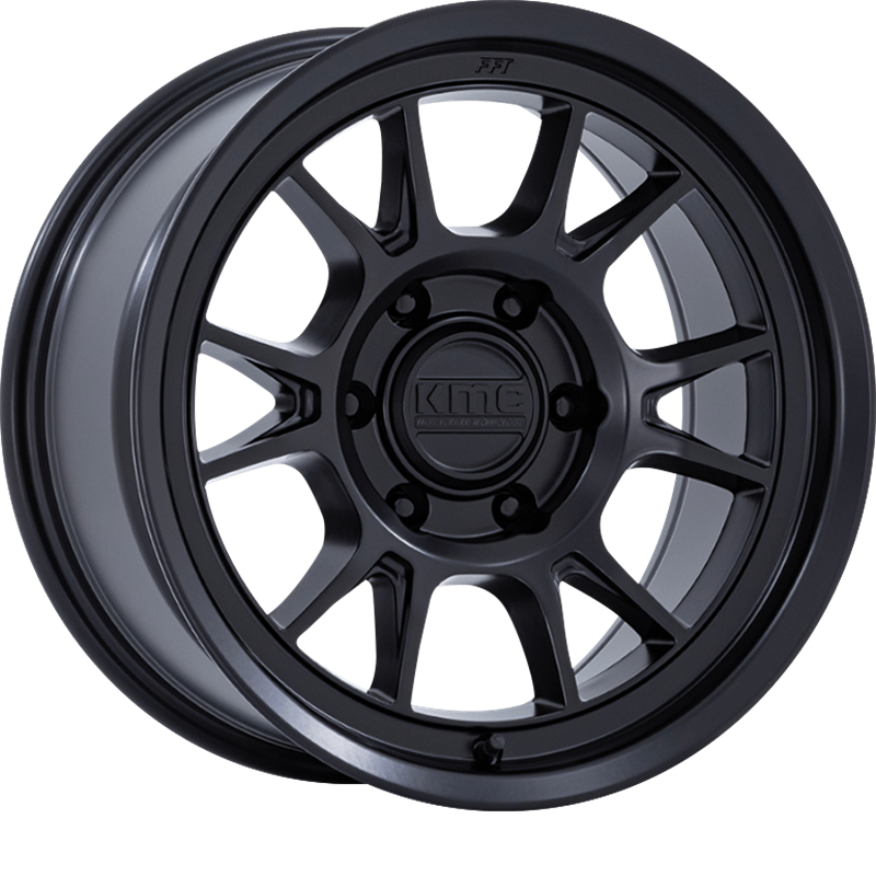 KMC 17x8.5 KM729 Range Matte Black +0mm