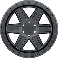 Black Rhino 18x9.5 Attica Matte Black w/ Black Bolts +0mm