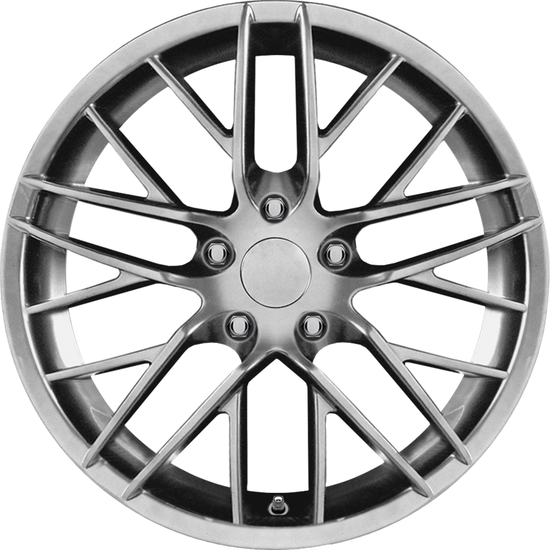 Performance Replicas 18x9.5 PR121 Dark Hyper Silver +56mm