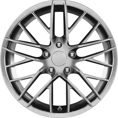 Performance Replicas 18x9.5 PR121 Dark Hyper Silver +56mm