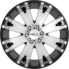 Helo 20x10 HE917 Gloss Black Machined -18mm