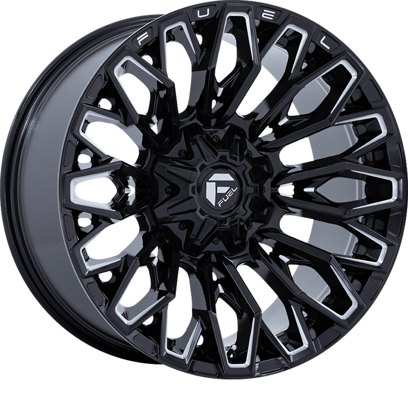 Fuel 20x9 FC865 Strike Gloss Black Milled +1mm