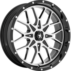 MSA Offroad Wheels 18x7 M45 Portal Gloss Black Machined +0mm