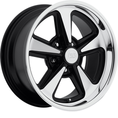 US Mags 18x9 U109 Bandit Matte Black Machined +8mm