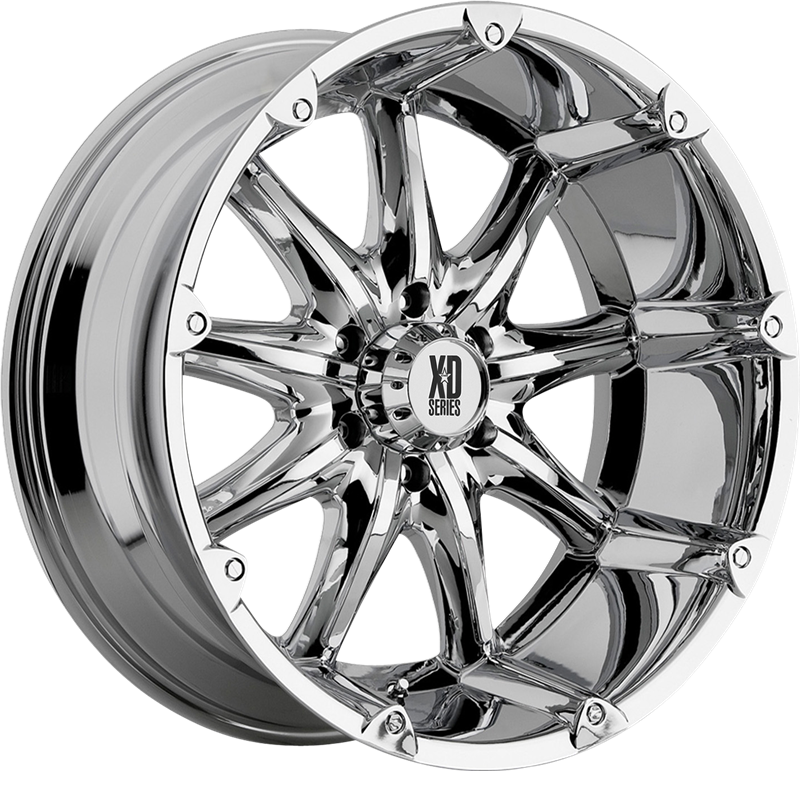 XD 18x9 XD779 Badlands Chrome -12mm