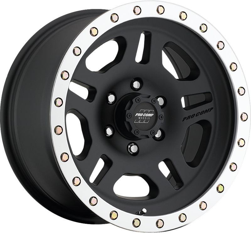 Pro Comp 16x8 PA29 La Paz Satin Black Machined +0mm