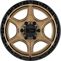 XD 17x9 XD139 Portal Satin Bronze w/ Satin Black Lip -12mm