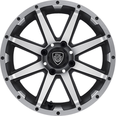 Fairway Alloys 14x6.5 FA136 Rebel Matte Black Machined -23mm