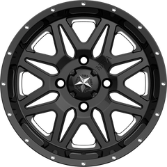 MSA Offroad Wheels 18x7 M26 Vibe Gloss Black Milled +0mm