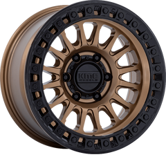 KMC 20x9 KM552 IMS Matte Bronze w/ Gloss Black Lip +0mm